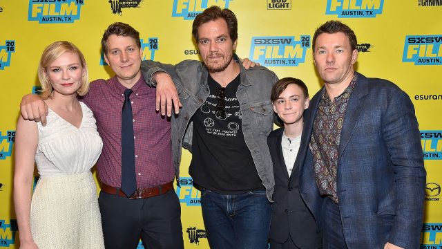 (L-R) Kirsten Dunst, Jeff Nichols, Michael Shannon, Jaeden Lieberher and Joel Edgerton