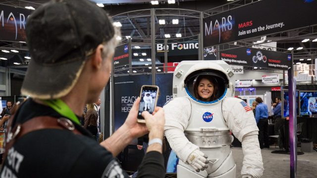 NASA at the trade show