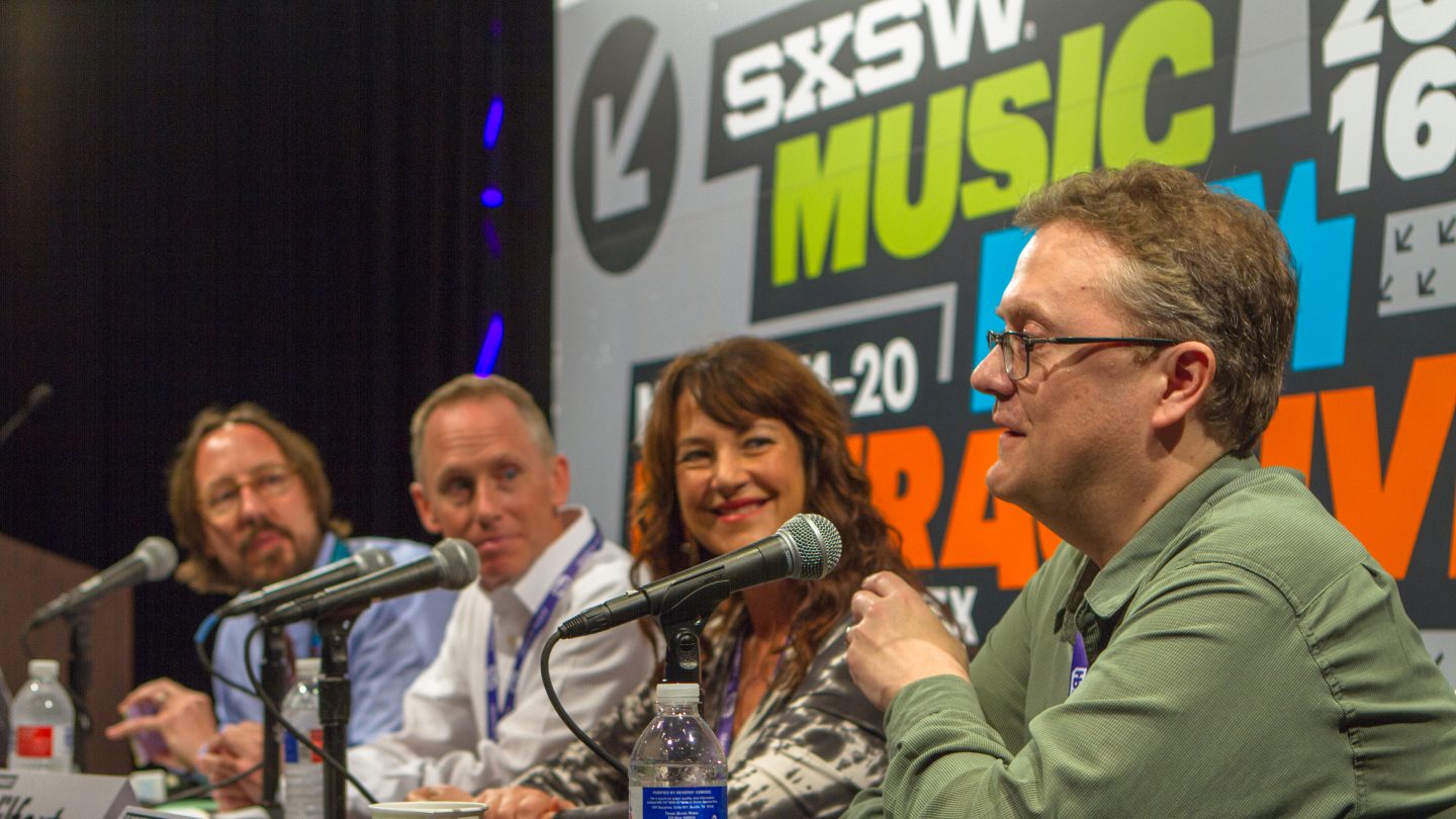 "LEGO Group and Cartoon Network: Building Future Fans" at SXSW 2016. Photo by Daran Herrman.