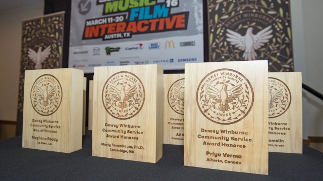 Dewey Winburne Awards at SXSW 2016. Photo by Rob Santos.