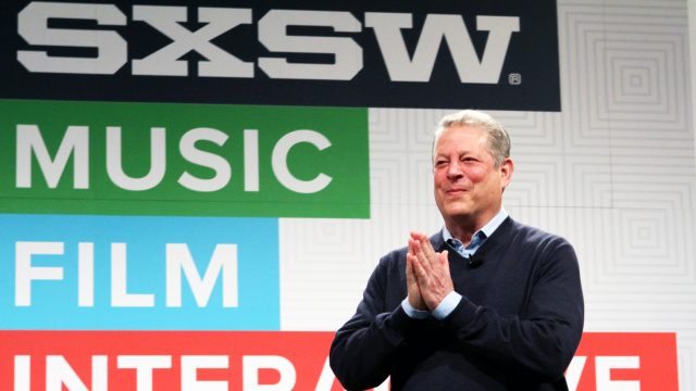 Al Gore speaks onstage at the Al Gore panel discussion during the 2015 SXSW Music, Film + Interactive Festival at Austin Convention Center on March 13, 2015 in Austin, Texas. (Photo by Travis P Ball/Getty Images for SXSW)