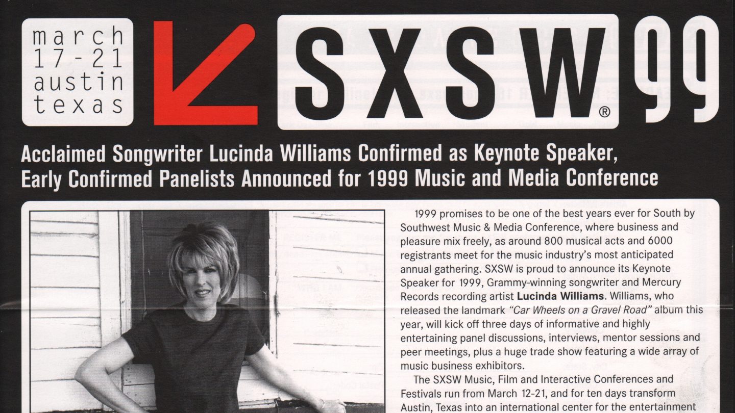 SXSW 1999 Brochure