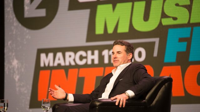 2016 SXSW Interactive Keynote, Kevin Plank. Photo by Michael Caufield.