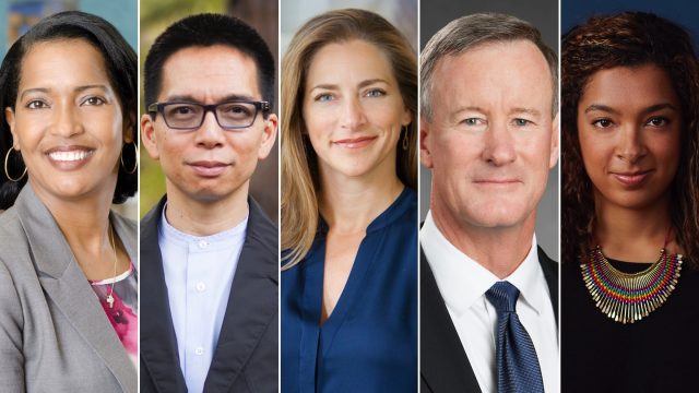 SXSWedu 2017 speakers Jahana Hayes, John Maeda, Rachel Goslins, William McRaven & Laura Weidman Powers.