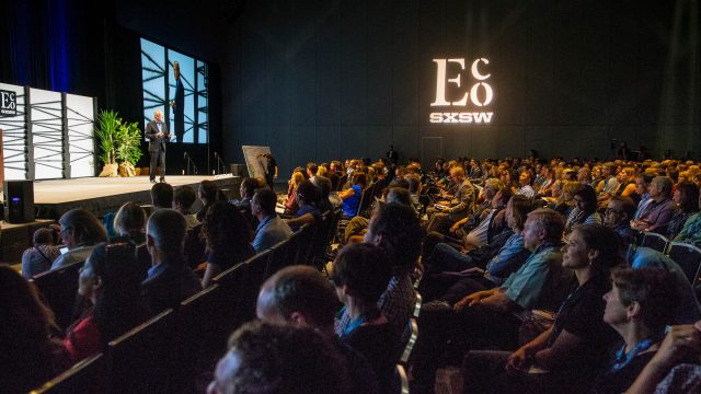 2016 SXSW Eco – William McDonough Keynote – Cradle to Cradle, The Circular Economy and The Carbon Positive City – Photo by Steve Rogers