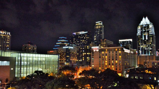 Austin Skyline at Night