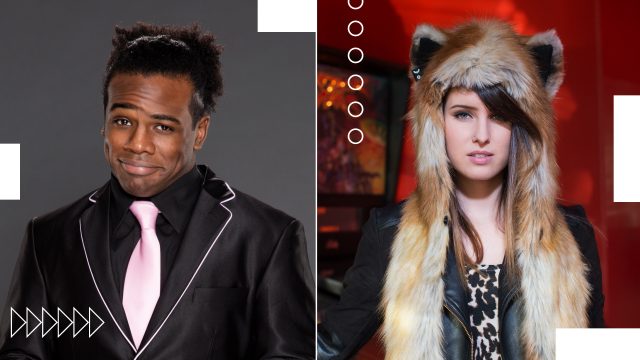 Xavier Woods and OMGitsfirefoxx