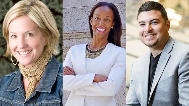 Brené Brown, Sarah Elizabeth Lewis and Roberto Rivera