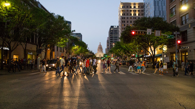 Congress Avenue during SXSW 2017 - Photo by Errich Petersen