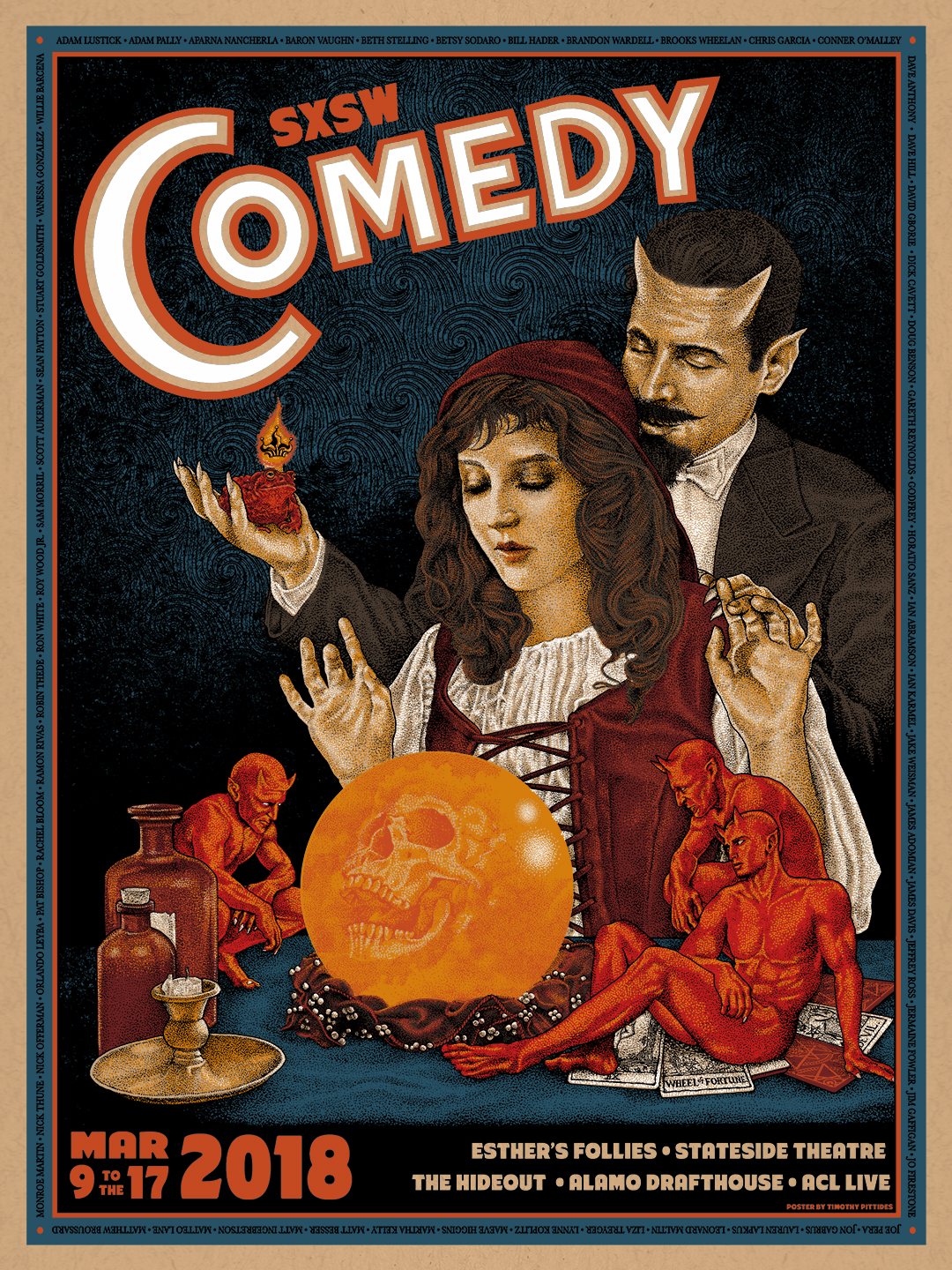 2018 SXSW Comedy Poster