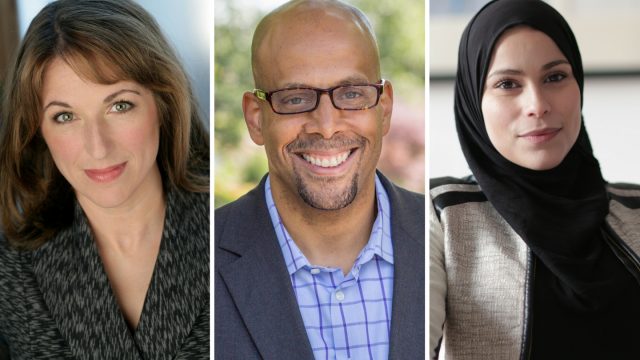 Alaa Murabit, Jim Shelton, and Jessica Lahey SXSW EDU 2018 Closing Program keynotes.