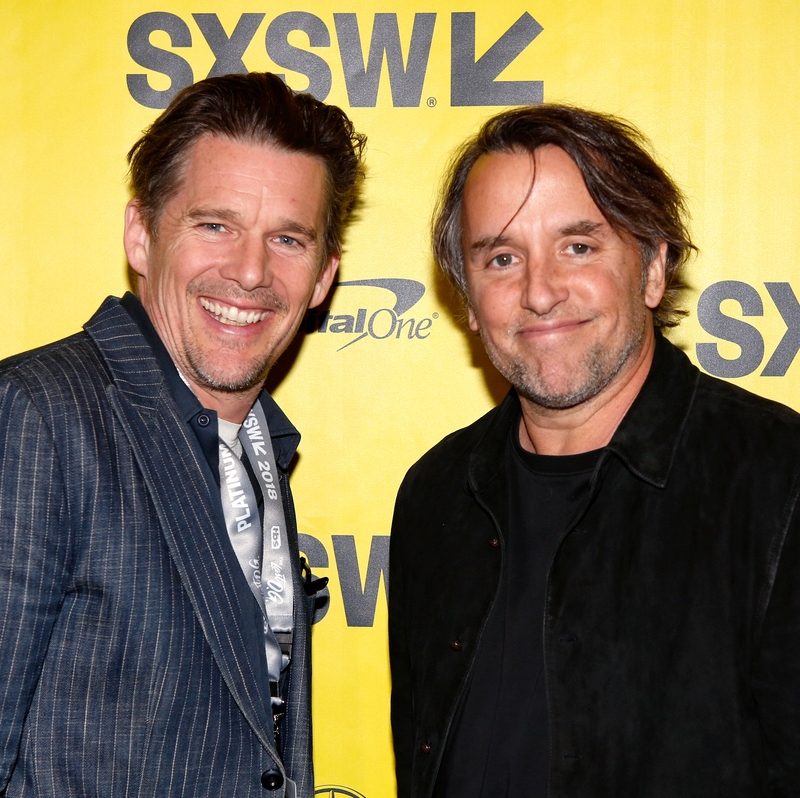 (L-R) Baron Vaughn, Jennifer Lee Pryor, Jesse James Miller, Greg Tate, and Scott Saul speak onstage at 