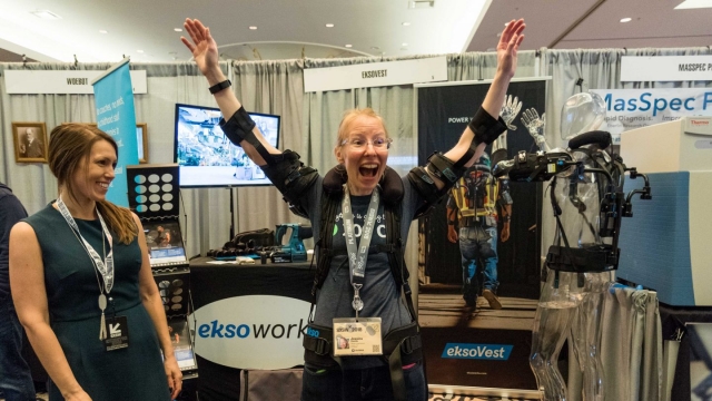 SXSW Interactive Innovation Awards 2018 Finalist Showcase Winner EksoVest - Photo by Steven Snow