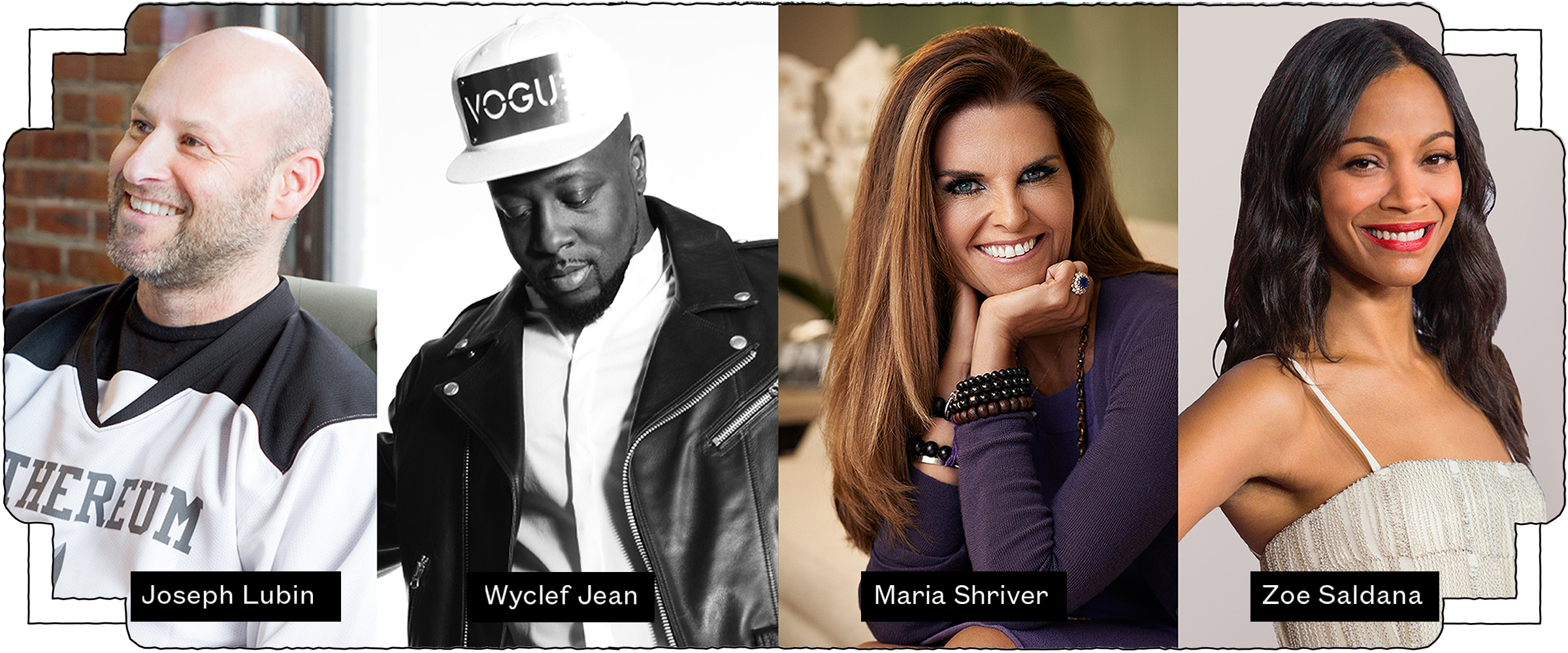 SXSW Keynote Joseph Lubin & Featured Speakers Wyclef Jean, Maria Shriver, and Zoe Saldana 