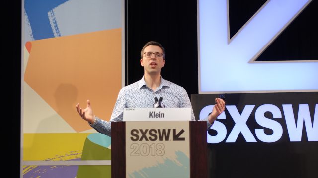 2018 SXSW Featured Speaker Ezra Klein - Photo by Kara Mosher