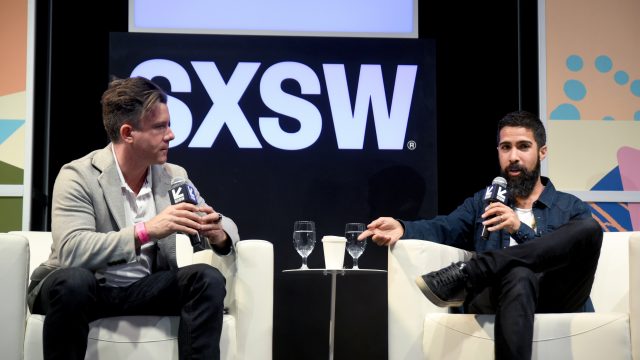 Benjamin Groff and Featured Speaker Savan Kotecha at SXSW 2018 - Photo by Dave Pedley/Getty Images for SXSW