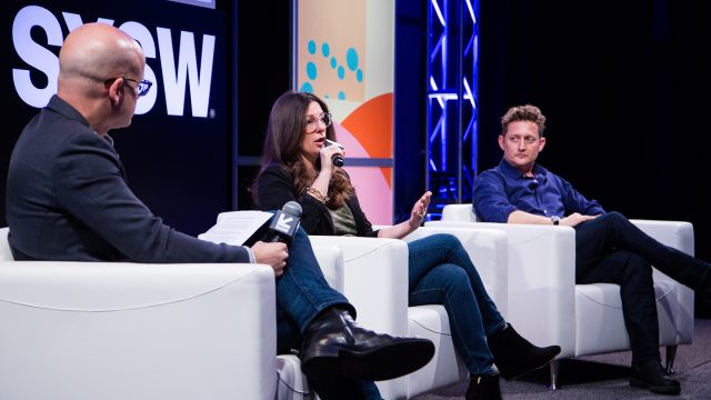 Logan Hill, Kim Jackson, and Alex Winter - Photo by Kit McNeil