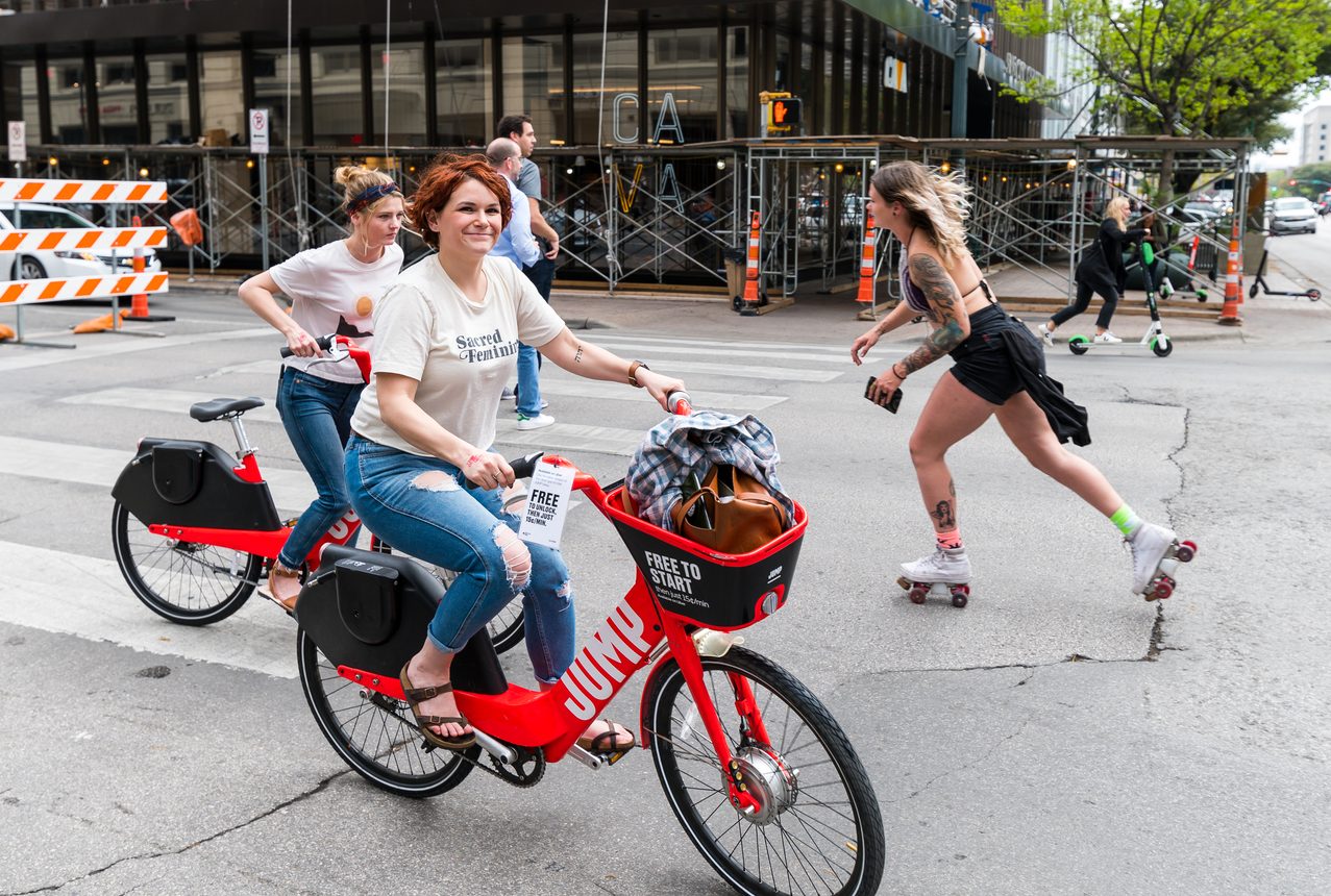 There are lots of transportation options for navigating SXSW. Photo by Ann Alva Wieding