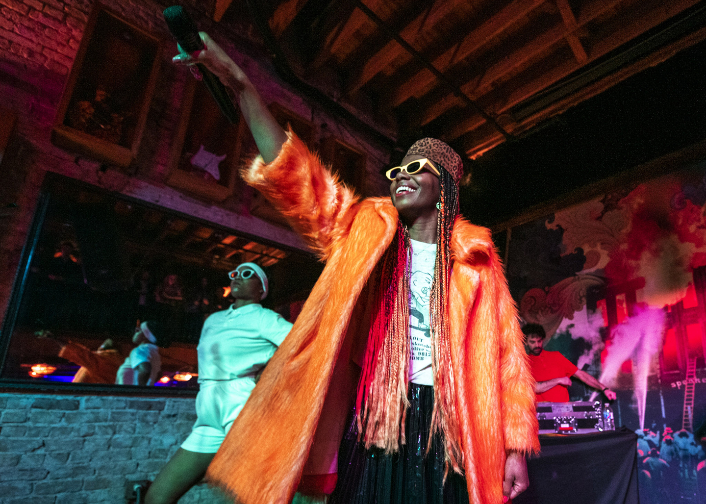 Santigold at the Booksmart afterparty - Photo by David Brendan Hall