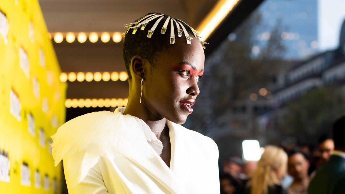 Lupita Nyong'o attends the Us world premiere at the Paramount Theater. Photo by Matt Winkelmeyer/Getty Images for SXSW