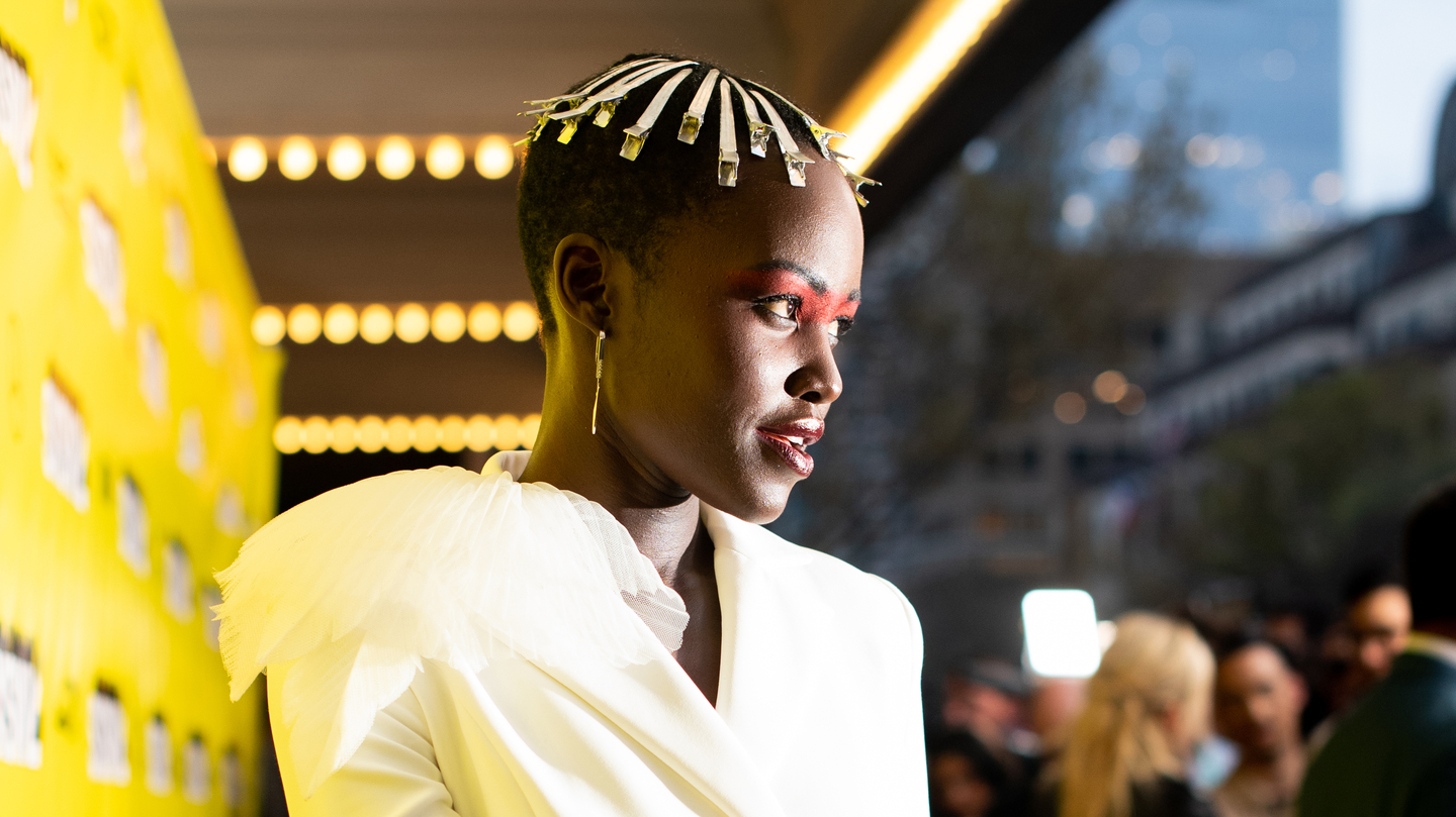 Lupita Nyong'o attends the Us world premiere at the Paramount Theater. Photo by Matt Winkelmeyer/Getty Images for SXSW