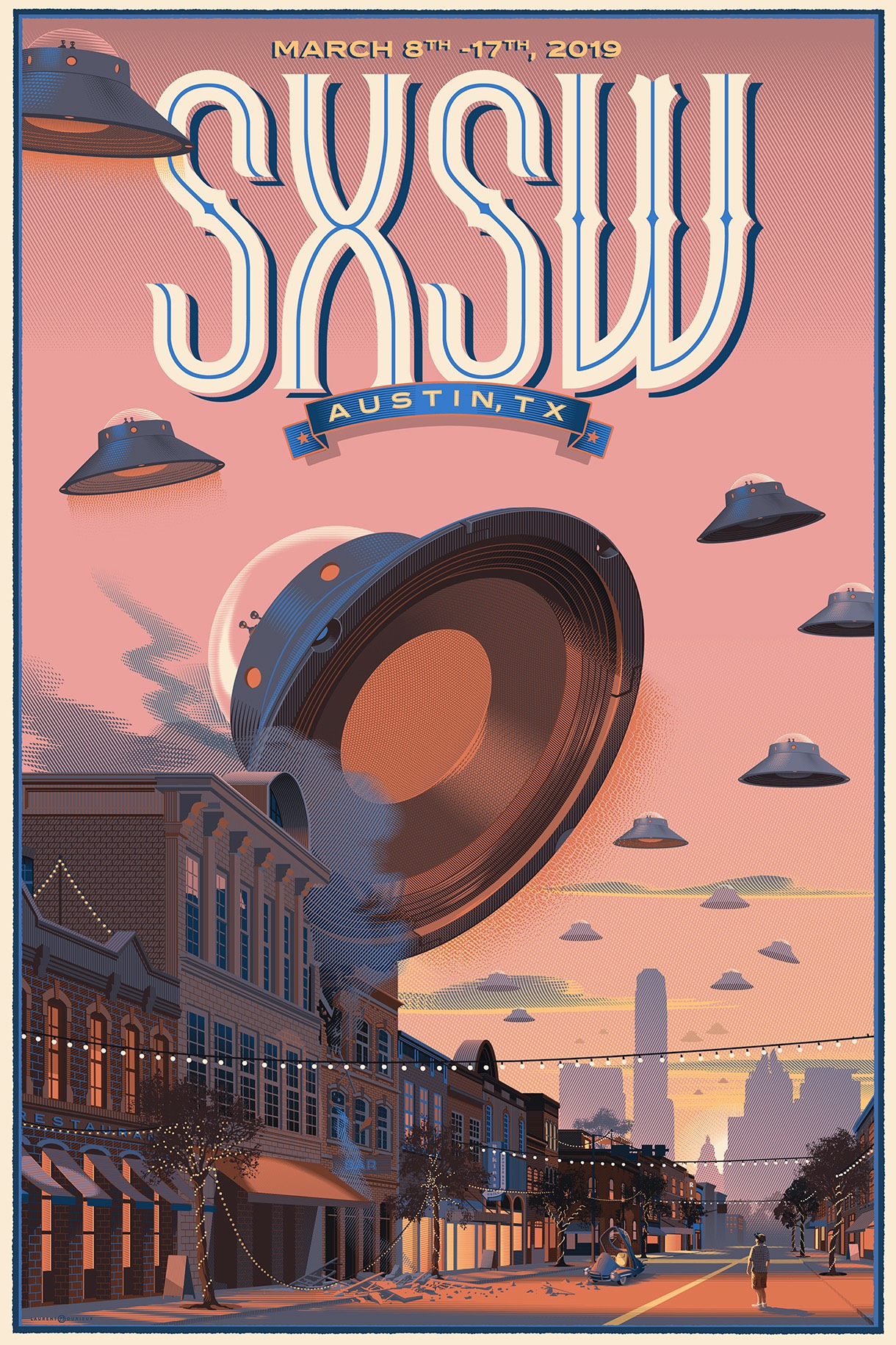 Laurent Durieux-SXSW poster