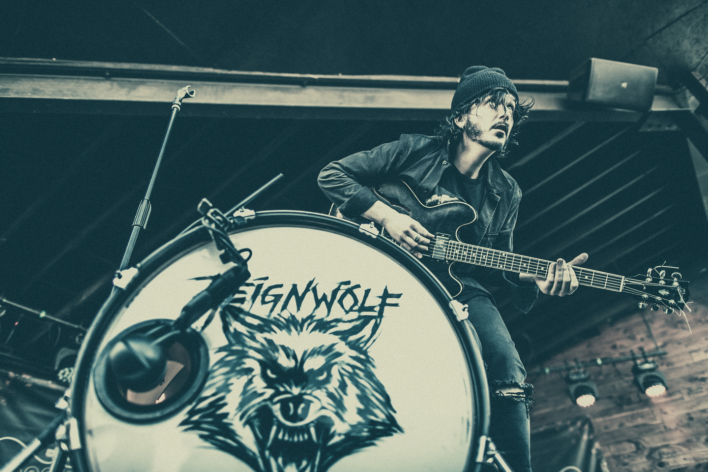 Reignwolf performs onstage at the Brooklyn Bowl Family Reunion at Scoot Inn.