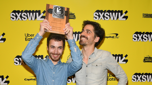 Damien Pechberty and Justin Megherbi at SXSW Film Awards – Photo by Matt Winkelmeyer/Getty Images for SXSW Damien Pechberty and Justin Megherbi at SXSW Film Awards – Photo by Matt Winkelmeyer/Getty Images for SXSW