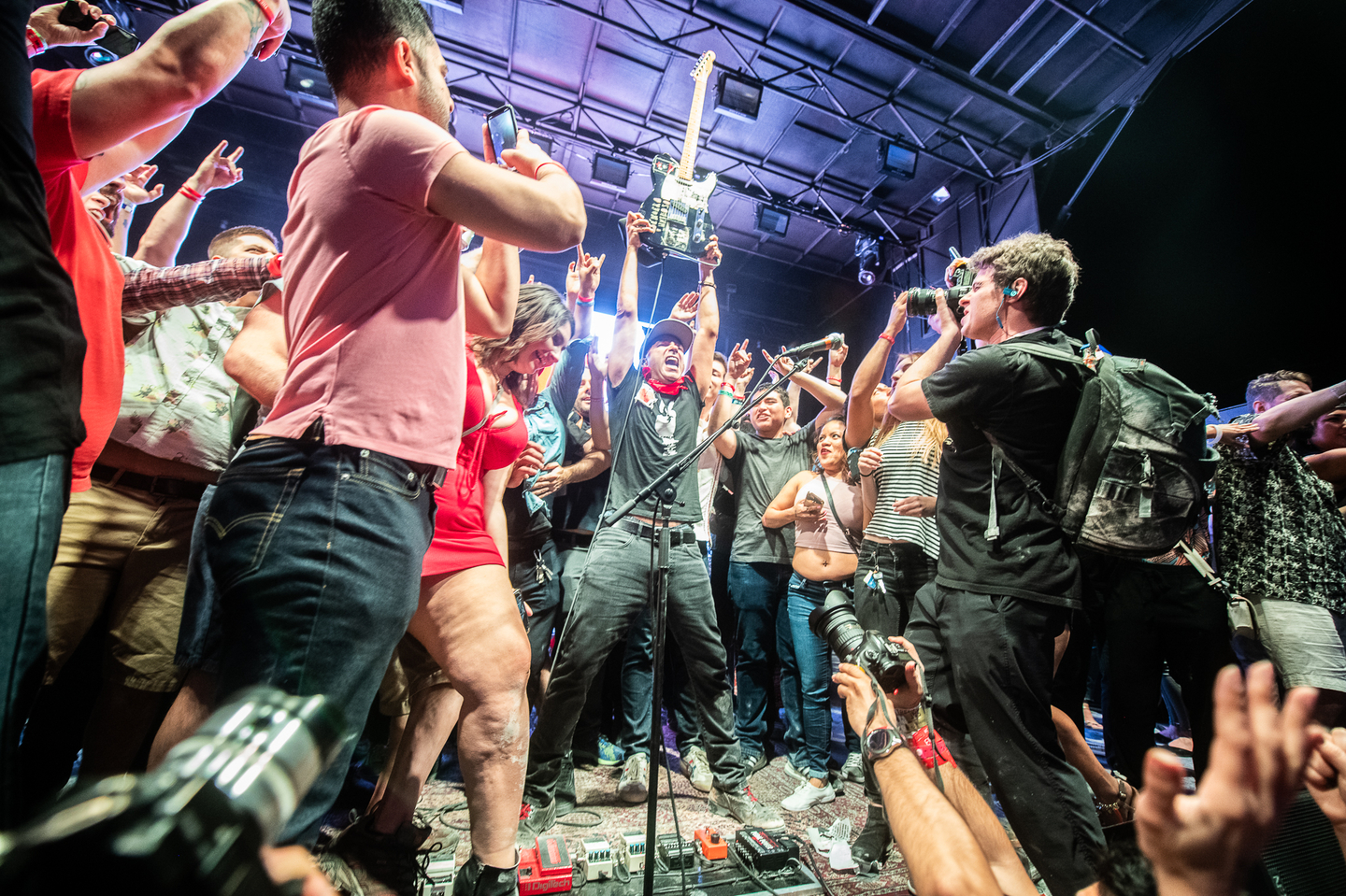 Tom Morello at the ACLU100 Experience - Photo by Adam Kissick