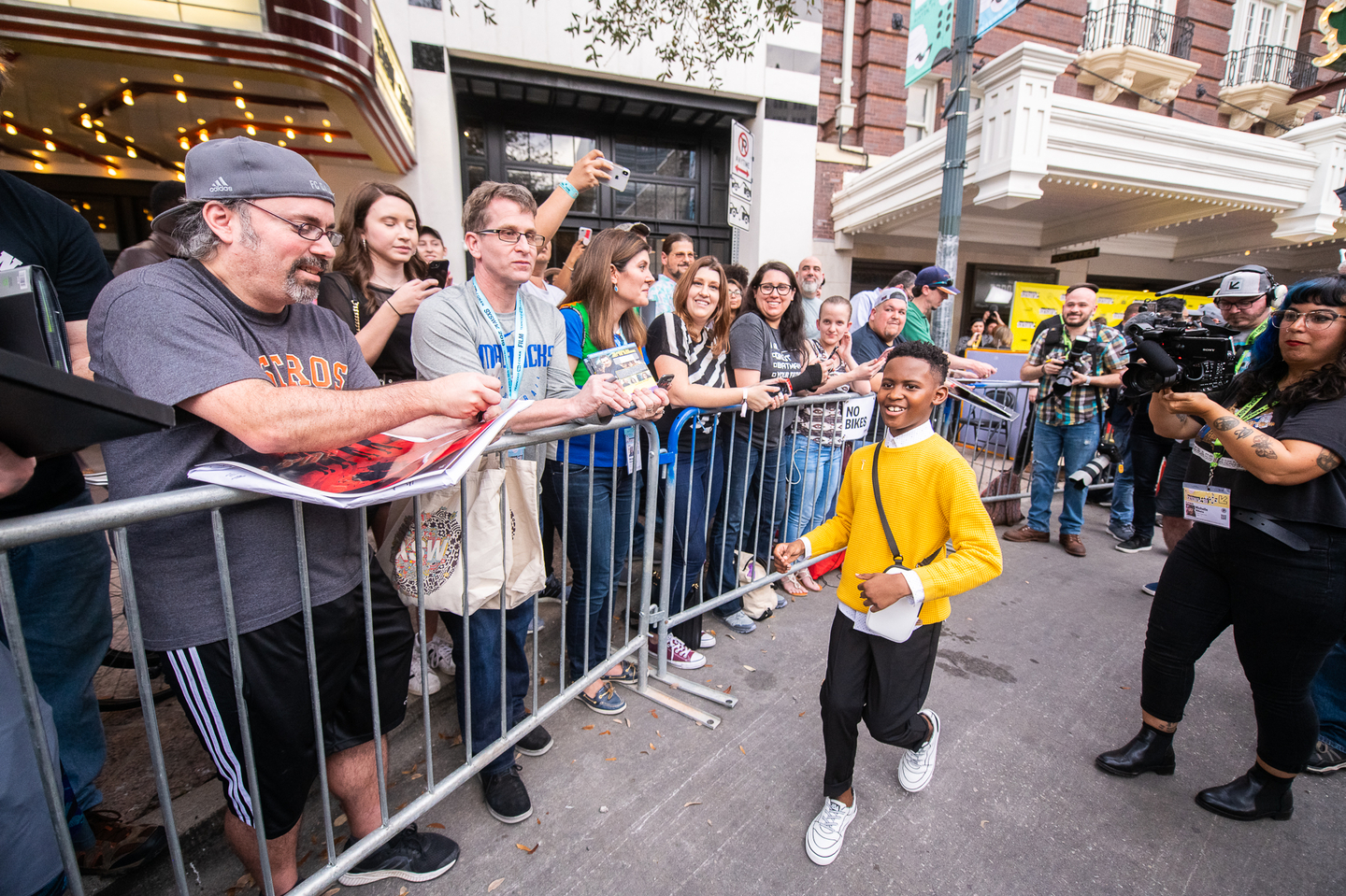 Evan Alex attends the Us world premiere at the Paramount Theatre.