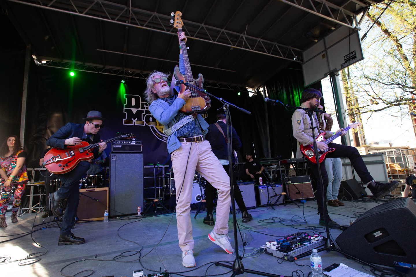 Broken Social Scene perform at Doc Marten presents at the Container Bar.