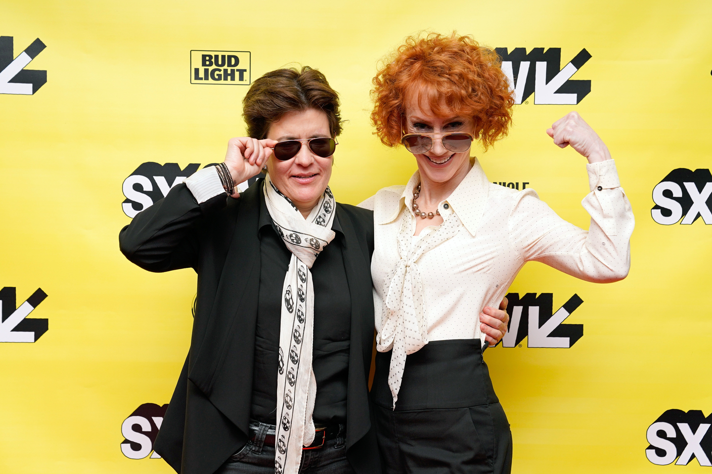 (L-R) Kara Swisher and Kathy Griffin at their Convergence Keynote - Photo by Ismael Quintanilla/Getty Images for SXSW