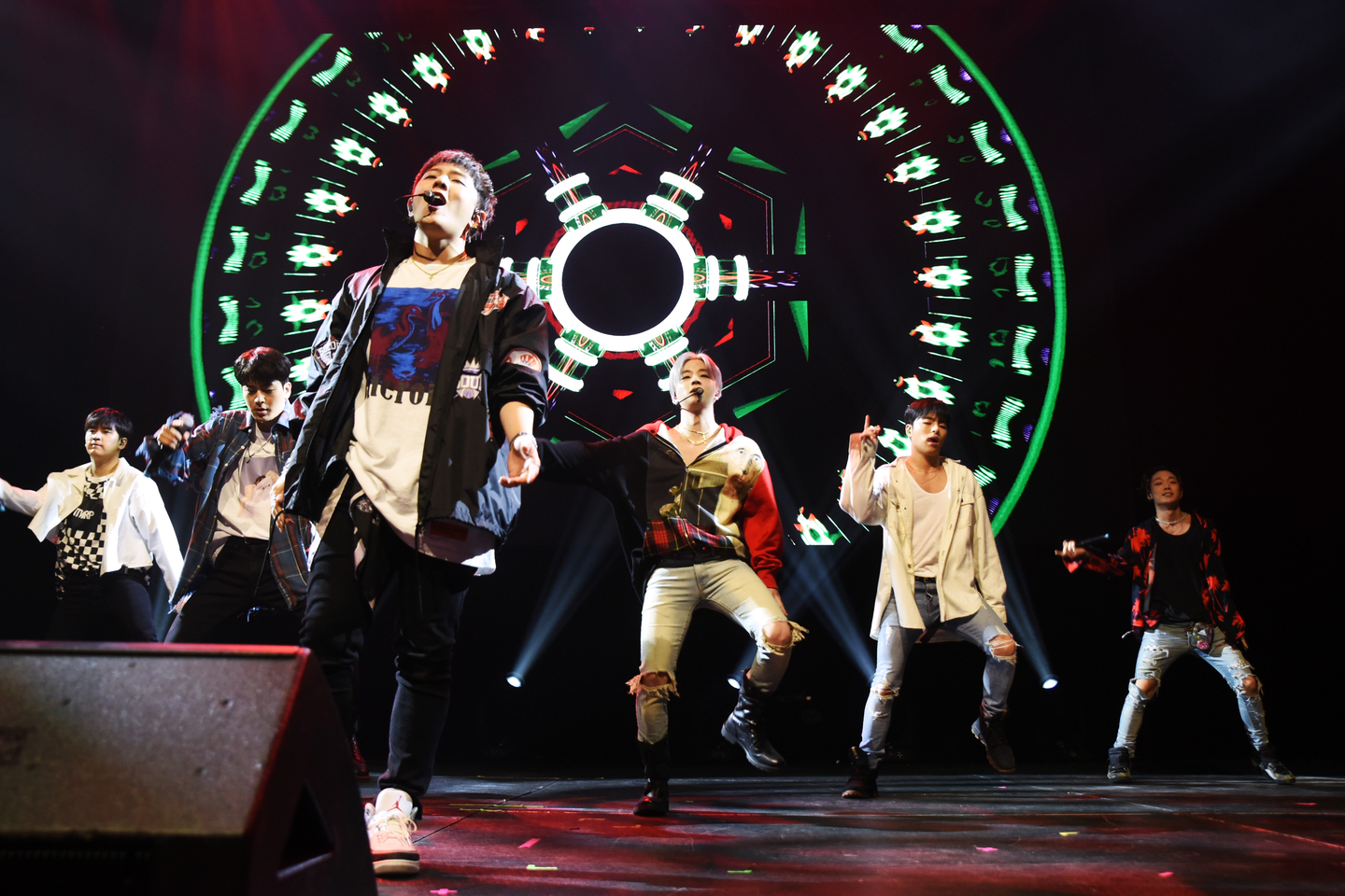 iKON performs onstage at Austin City Limits Live at the Moody Theater.