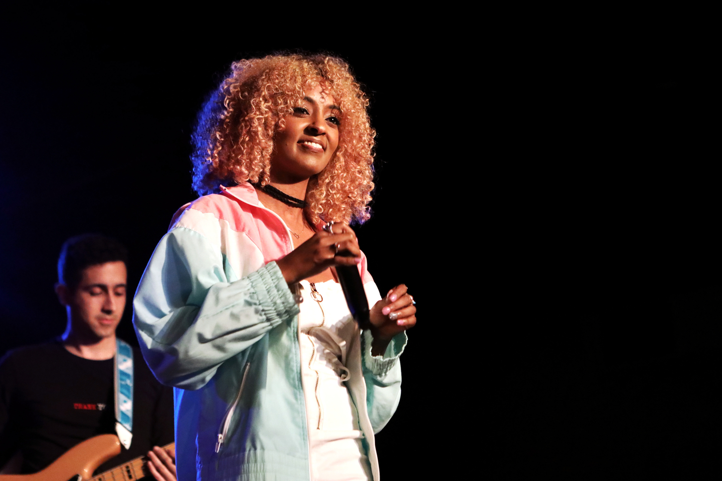 Mélat performs onstage at the Leaders Of The New Cool showcase at Antone's.