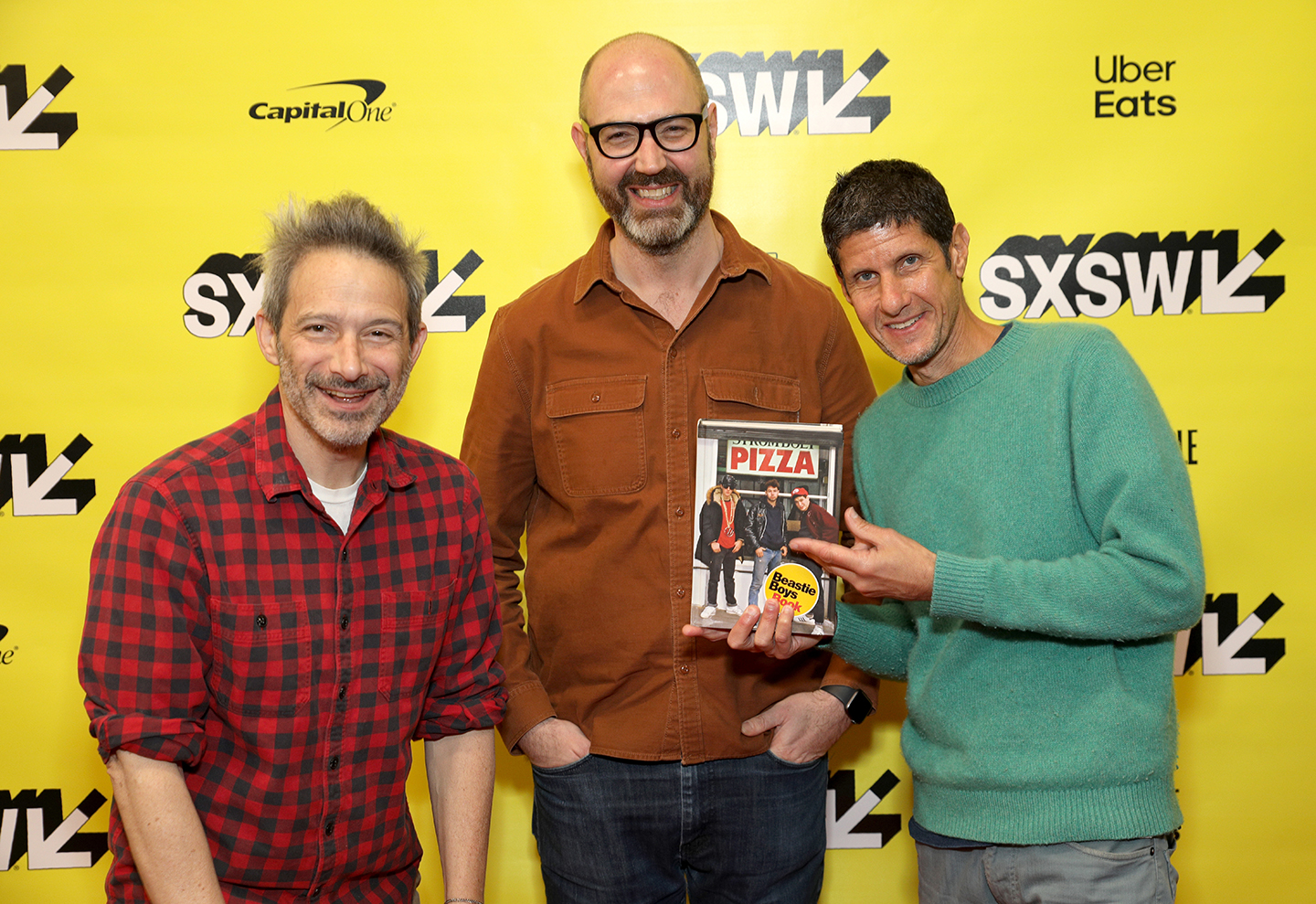 (L-R) Adam Horovitz, Nathan Brackett, and Michael Diamond at their Music Keynote – Photo by Mike Jordan/Getty Images for SXSW