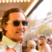 Matthew McConaughey attends The Beach Bum Premiere at the Paramount Theatre.