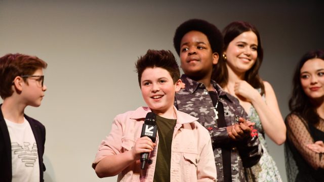 Jacob Tremblay, Brady Noon, Keith L. Williams, Molly Gordon, and Midori Francis at the Good Boys world premiere at the Paramount Theatre. Photo by Matt Winkelmeyer/Getty Images for SXSW