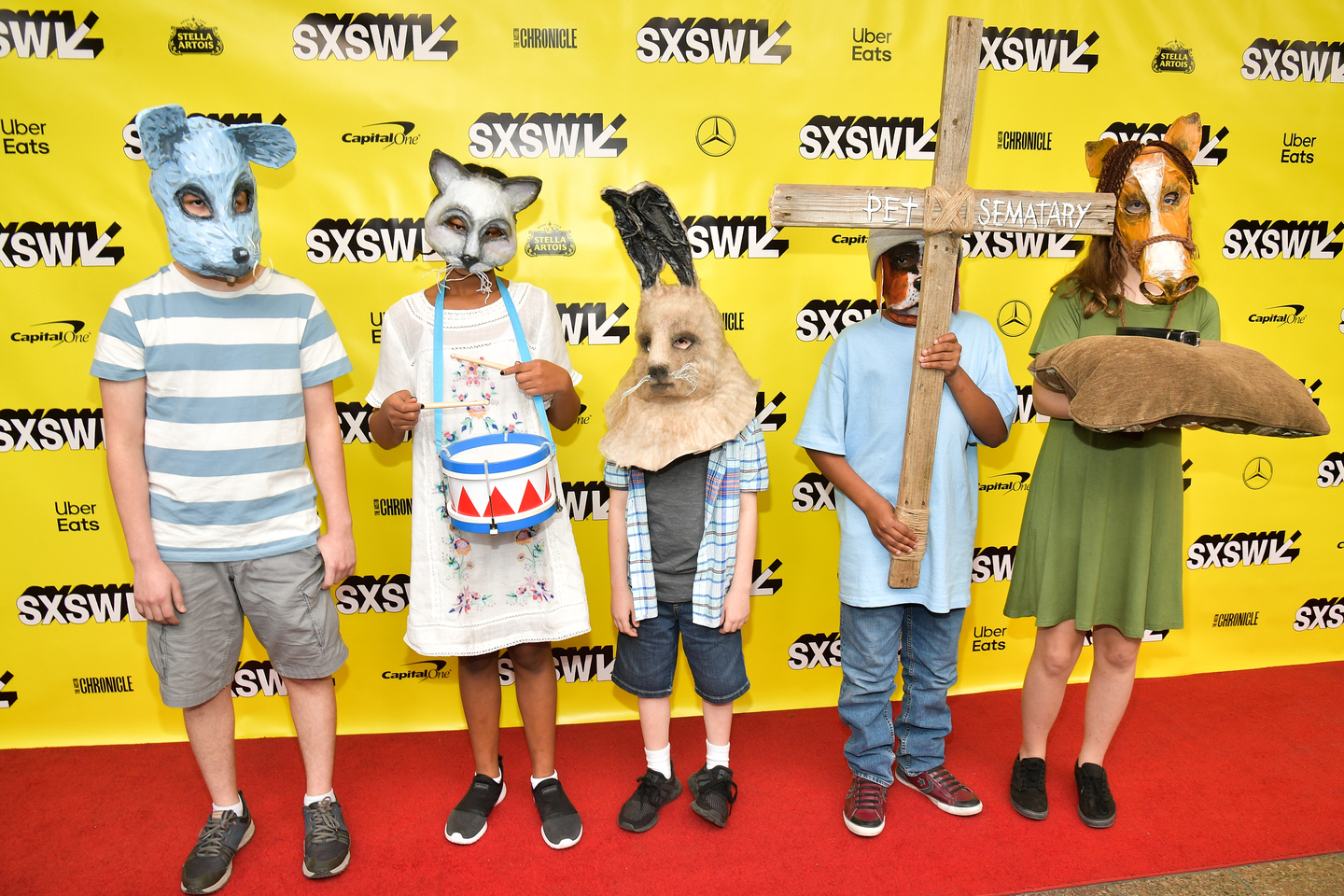 Red carpet during the Pet Sematary premiere at the Paramount Theatre.