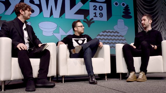 Interactive Keynotes Kevin Systrom & Mike Krieger with Josh Constine - 2019 - Photo by Chris Saucedo
