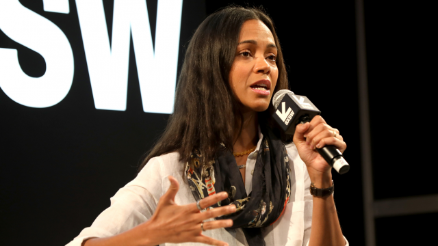 Changing the Narrative with Zoe Saldana - Photo by Sean Mathis/Getty Images for SXSW