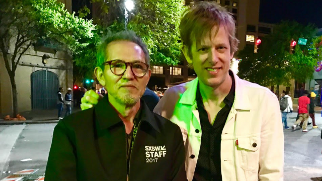 Hiroshi Asada with Britt Daniel of Spoon