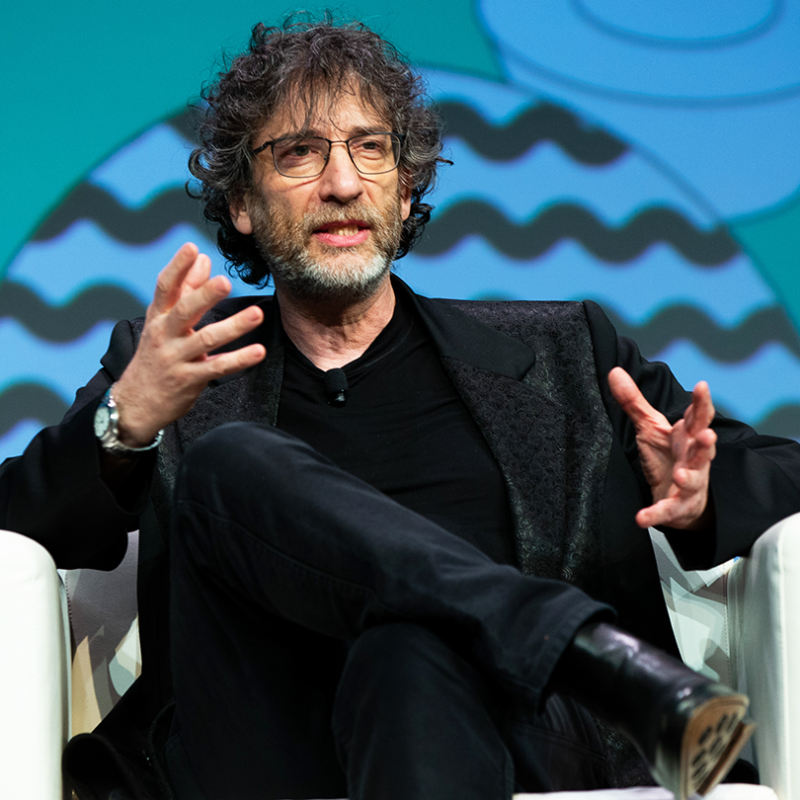 2019 SXSW Featured Speaker, Neil Gaiman – Photo by Alexa Gonzalez Wagner