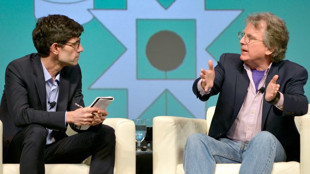 Roger McNamee with Nicholas Thompson - 2019 - Photo by Nicola Gell/Getty Images for SXSW