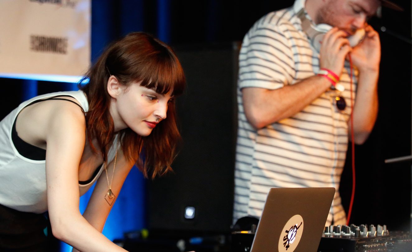 CHVRCHES DJ Set at the 2016 SXSW Music Opening Party at Maggie Mae's. Photo by Dustin Finkelstein/Getty Images for SXSW