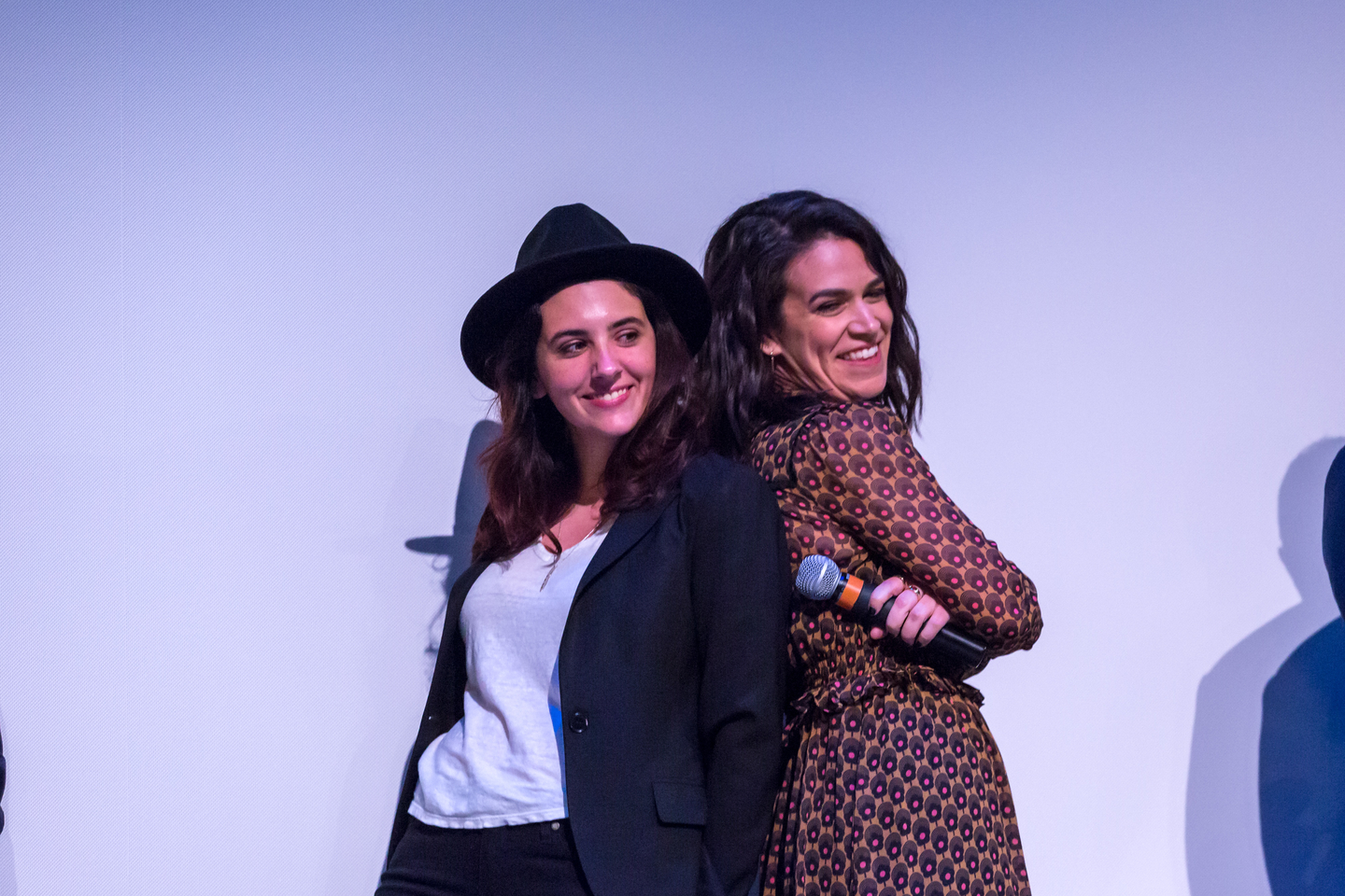 Samantha Houseman and Abbi Jacobson at the 6 Balloons World Premiere. Photo by Cal Holman