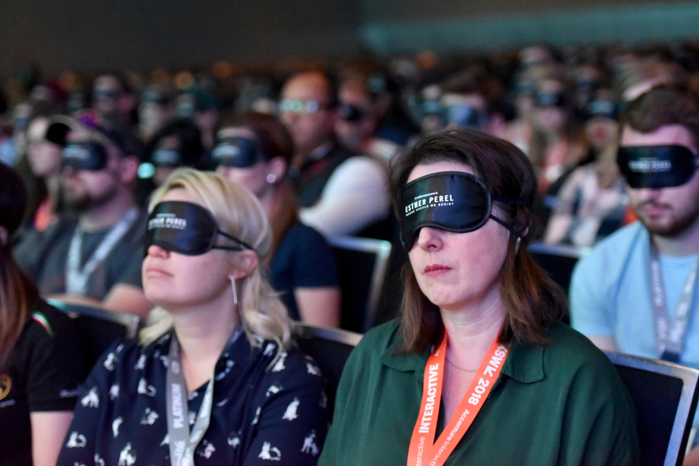 Audience at SXSW Interactive Keynote: Esther Perel. Photo by Amy E. Price/Getty Images for SXSW