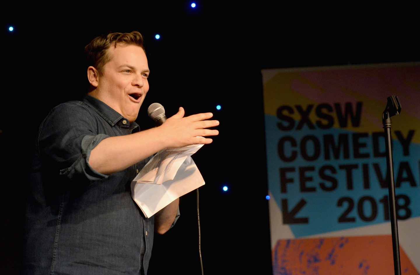 Dan Gregor at Most Likely to Murder: Live! Photo by Rita Quinn/Getty Images for SXSW