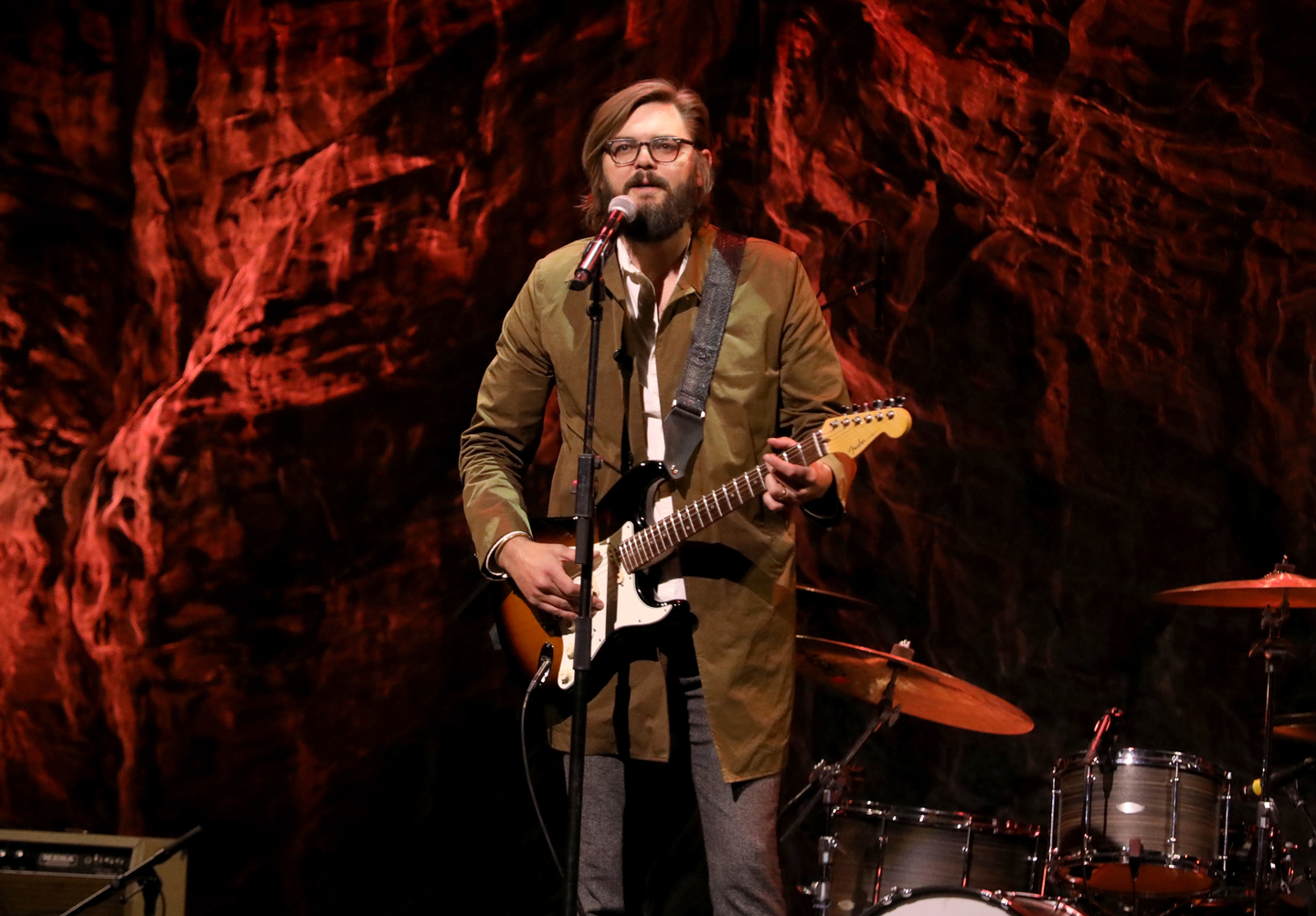 Nick Thune performs at Audible Impact. Photo by Diego Donamaria/Getty Images for SXSW