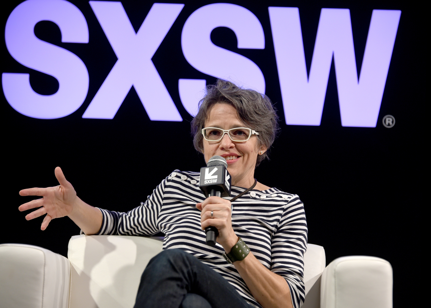 Laura Ballance at Superchunk's Featured Session. Photo by Dave Pedley/Getty Images for SXSW