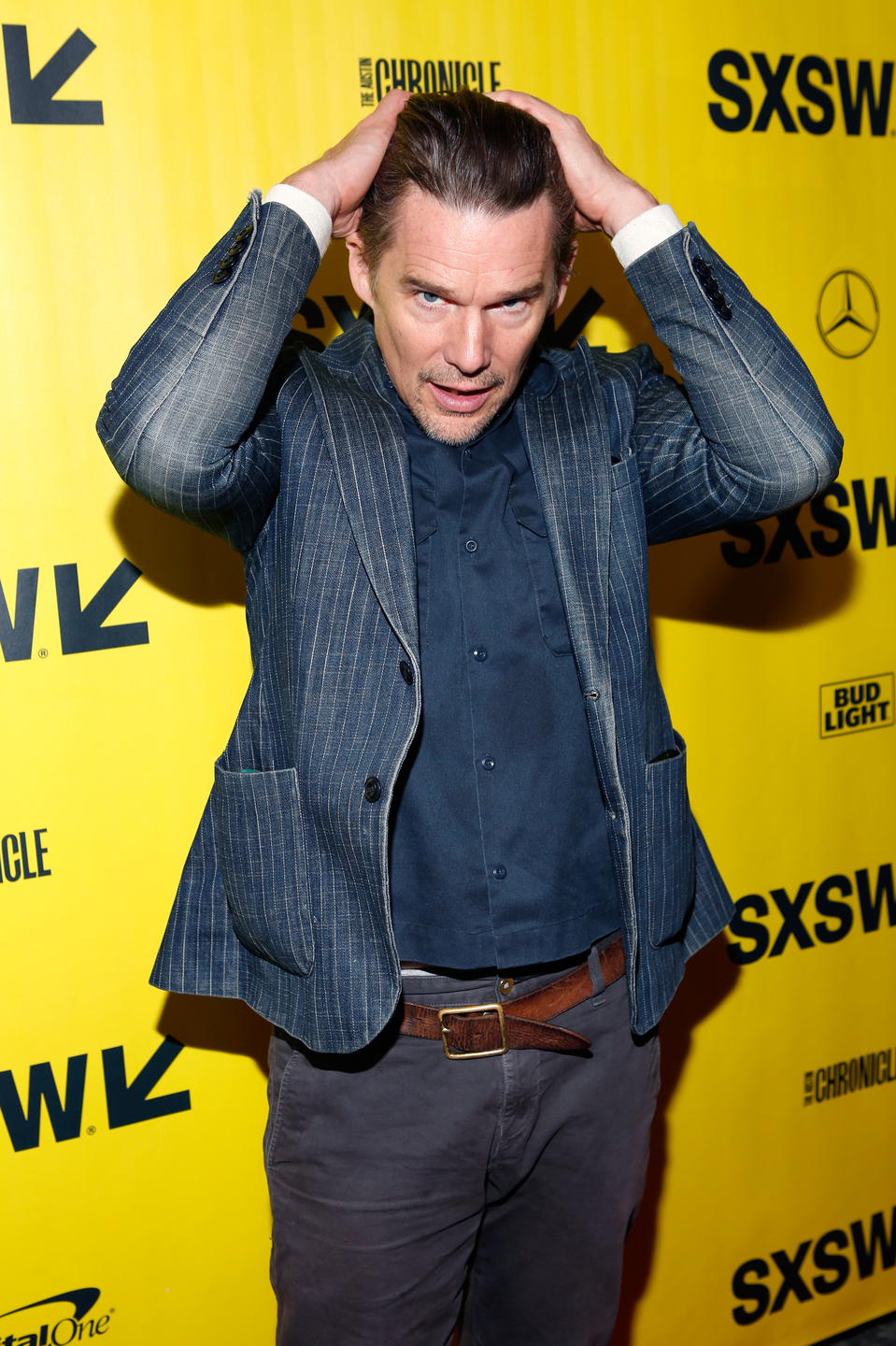 Ethan Hawke at the First Reformed Red Carpet Premiere. Photo by Sean Mathis/Getty Images for SXSW